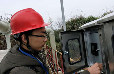 污水處理行業(yè)\聯(lián)測pH、電磁服役于浙江建業(yè)化工污水處理站